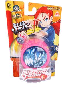 Blazing Teams Staked Primary series,Blue Wolf Wind Spinner