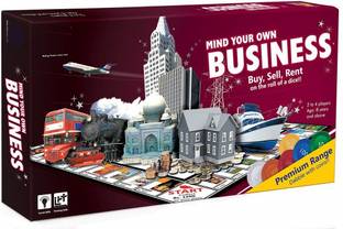 ARNIYAVALA Mind Your Own Business (Coin - Big), Multi Color Educational Board Games