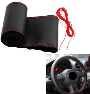 s mangalam Hand Stiched Steering Cover For BMW Kwid