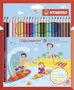 Stabilo Aquacolor - Watercolor Hexagonal Shaped Color Pencils