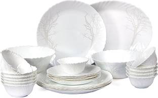 cello Pack of 27 Opalware Cello Imperial Winter Frost Dinner Set of 27 pcs Dinner Set