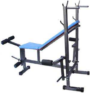 GoFiTPrO Single Support 8 in 1 Bench Black Multipurpose Fitness Bench Multipurpose Fitness Bench