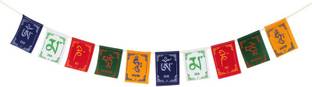 PARTY MIDLINKERZ Tibetan Prayer Flags Rectangle Car Window Flag