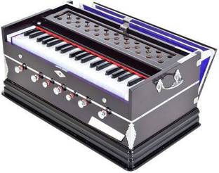 HS Internet 7 Stopper Double Fold Bellow 39 Keys 7 Stopper 3.4 Octave Hand Pumped Harmonium