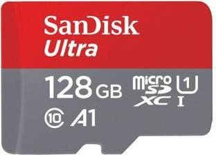 SanDisk MICRO SD CARD ULTRA 128GB ULTRA 128 GB MicroSDXC Class 10 120 MB/s  Memory Card Compatible with Mobile