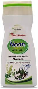Dr Venture Neem With Tulsi & Amla Shampoo Herbal Hair Wash Shampoo For Hair Loss And Dandruff Smooth & Silky 200 ml Pack of 1