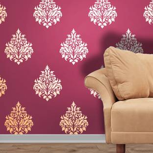 Decorze Reusable wall painting Stencil DMWS_74 Reusable wall painting Stencil Stencil