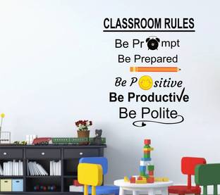 WALLSTICK 75 cm Class Room Quotes Removable Sticker