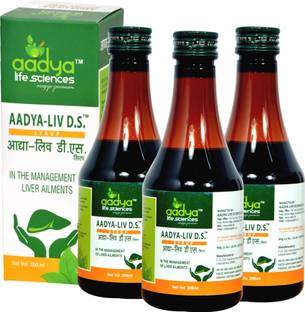 Aadya Life liv D.S. Syrup (200 ml each), For Healthy Liver and Improves Appetite & Digestion