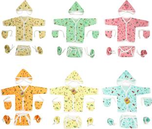 Miss & Chief by Flipkart New Born Baby Clothing Combo Set(Pack Of 30)(0-3 Months)