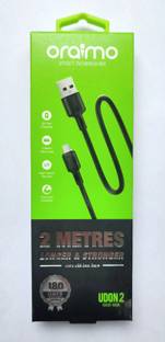 ORAIMO Micro USB Cable 2 A 2 m ocd -m56 2 meters data black