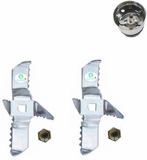 mik Mixer Grinder-"Chutney jar Blade Set"-Suitable for-1Life long-2Murphy-3Bajaj-4Pigeon-50Orient-Etc."Blade Hole Size- 6 * 6 * 6 * 6MM"- 2 unit's-(not Included jar) Mixer Blender Blade