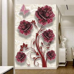 HD रैपिड डिज़ाइन Wall Painting Scenery for Home Decor, Office etc (Self Adhesive Vinyl , 28 inch x 56 inch) डिजिटल रीप्रिंट 56 inch x 28 inch पेंटिंग
