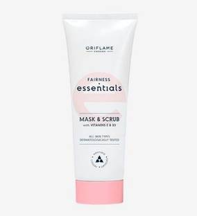 Oriflame Sweden Essential Fairness Face Mask and Scrub with Vitamin E & B3 Scrub