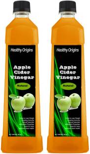 Healthy Origins Organic Apple Cider Vinegar with Mother for Weight Loss Vinegar (500X2ML PRO LG) Vinegar