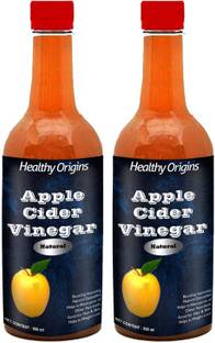 Healthy Origins Organic Apple Cider Vinegar with Mother for Weight Loss Vinegar (500X2ML Ultra RTB) Vinegar