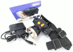 iDOLESHOP RL-919W - Rechargeable Long Range Head Torch 30 W 6 hrs Bulb Emergency Light
