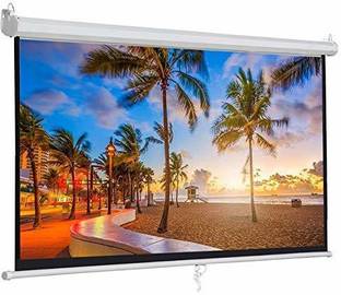 royality Autolock/Selflock Projector Screen/Locking Projector/Simple Portable Projector Screen Projector Screen (Width 121 cm x 182 cm Height)