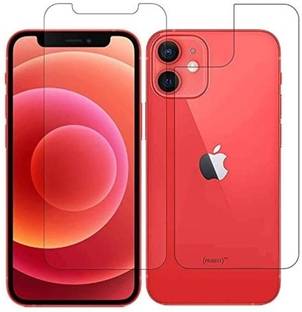 RAJFINCORP Front and Back Tempered Glass for iPhone 12 Mini