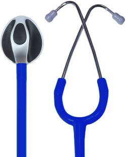Pulse-Wave ONYX Stethoscope Single Head Stethoscope Latex Free Stethoscope Cardio Stethoscope Single Tube Acoustic Professional's Deluxe Stethoscope With Latex free Metal Chest Piece Single Head Stethoscope