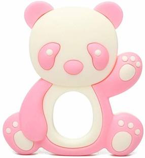 GUCHIGU Panda Shape Food Grade Silicone Baby Chew Toys Teethers Soothers Pacifier for Babies (BT90-04C) Teether