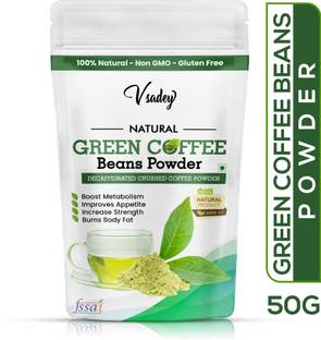 vsadey 100% Natural Green Coffee Bean Powder For Weight Management - 50Gm (Pack of 1) Instant Coffee