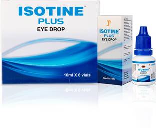ISOTINE Jagat Pharma Plus Eye Drop (10ml X 6 eye drops)-AYUSH Certified Eye Drops