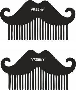 Vreeny All In One Beard Comb | Mustache Comb | Pocket Comb | Hair Comb |