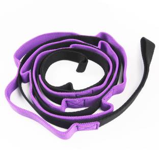 Leosportz 8 Loop Yoga Strap Made from Durable Nylon Cotton Yoga Strap