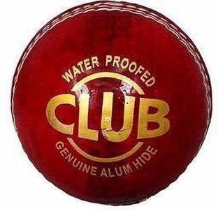 RASTOGI TRADERS RT Sports Leather Club Cricket Ball (2Part) Leather Ball (PACK OF 2, Red) Cricket Leather Ball