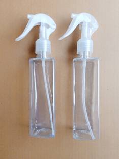 PSA Store Refillable 200ml Transparent Bottle White Gun Mist Spray 200 ml Spray Bottle