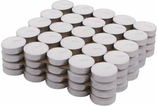 CraftQua Tealight Candles, Daily Use, MultiPurpose, Birthday, Festive, HomeDecor Candle White Candle
