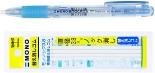 Tombow Mono Holder knock Eraser refell 3.8MM plus holder combo pack Non-Toxic Eraser