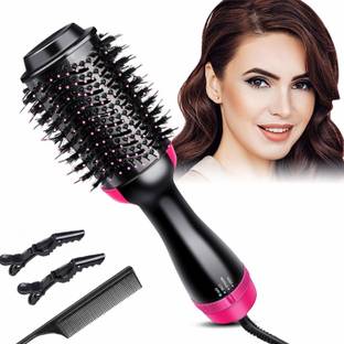 WAKTORO Hot Air Brush Professional One Step Hair Dryer & Volumizer 3 in 1 Upgrade Anti-scald Negative Ionic Technology Hair Straightener Brush Hair Straightener Brush