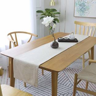 Casanest White 152 cm Reversible Table Runner