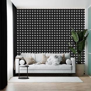 BRITISH TERMINAL Abstract Black Wallpaper