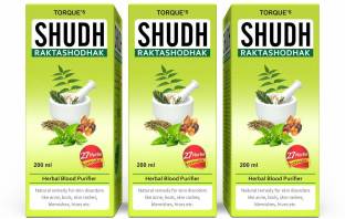 Torque's Shudh Raktashodhak Herbal Blood Purifier 200ml - With 27 Herbs Extracts