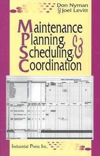 Maintenance Planning, Scheduling and Coordination