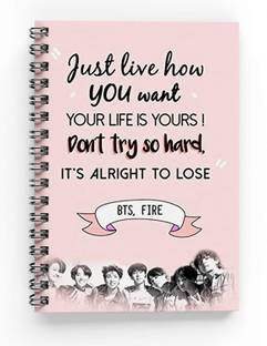 Macro BTS COLLECTION A5 Diary RULED 160 Pages