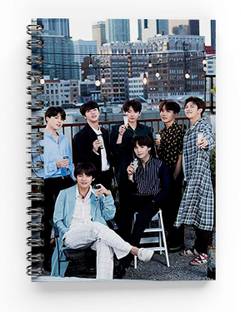 craft maniacs BTS COLLECTION A5 Diary RULED 160 Pages