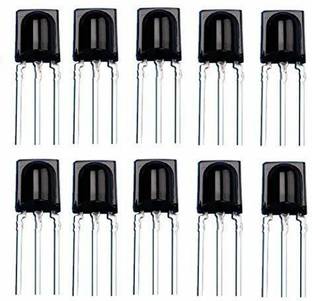 R&D TSOP-1738 IR Sensor 38Khz IR Infrared Receiver Pack of 10 Electronic Components Electronic Hobby Kit