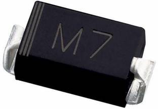 R&D M7 1000V 1A Rectifier Diode SMD DO-214AC (Pack of 10) Electronic Components Electronic Hobby Kit