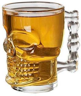 Bentex (Pack of 6) skull beer mug set of 6 Glass Set Beer Mug