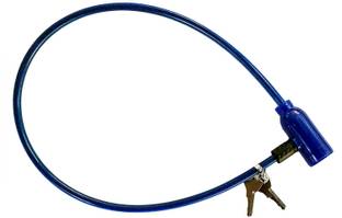 Robust Steel Cable Lock For Helmet