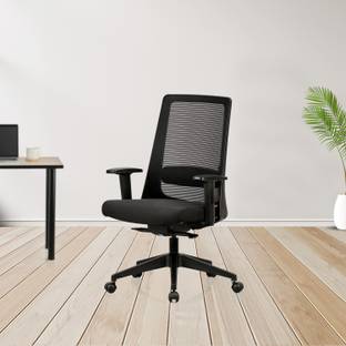 Featherlite Amaze MB Mesh Fabric Office Adjustable Arm Chair