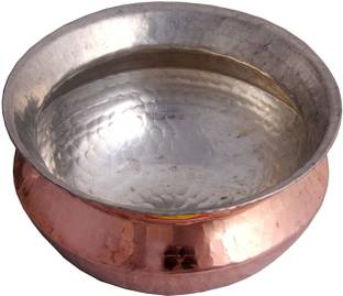 Namo International Copper Sipri/ Handi For Cooking Handi 5 L