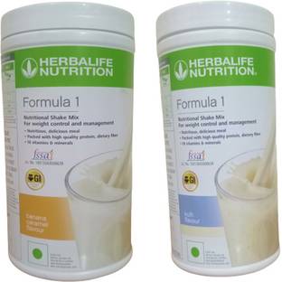 HERBALIFE Formula 1 Nutritionl shake mix Banana and Kulfi flavour for weigtt loss Plant-Based Protein