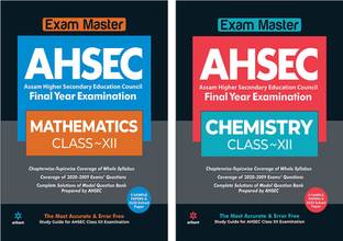 Combo Of Exam Master AHSEC Mathematics 12th & Exam Master AHSEC Chemistry 12th Set Of 2 Books
