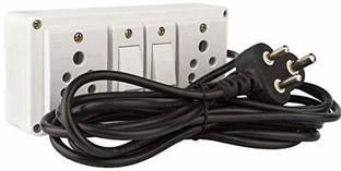 Electro Factory 6 AMP Anchor Socket and 6 AMP Anchor Switch Extension Board 2  Socket Extension Boards