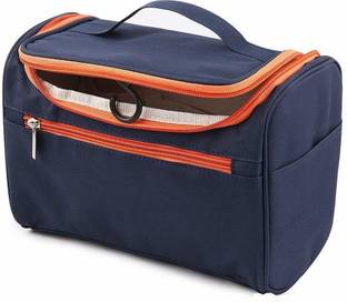 INKULTURE Multifunctional Extra Large Cosmetic bag for travel, Makeup Organiser for accessories, Waterproof Household Grooming Kit Storage with hook for hanging for Men & Women Travel Toiletry Kit